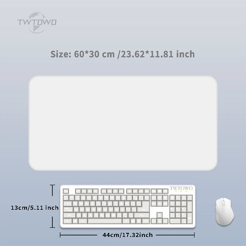 tapis souris personnalisable blanc motif forêt adhésif moderne tapis hd antidérapant caoutchouc grande taille