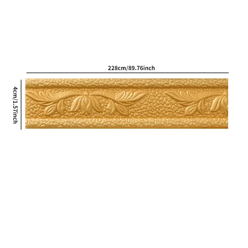 ruban décoratif floral marron beige blanc bleu adhésif pvc classique maison opacité