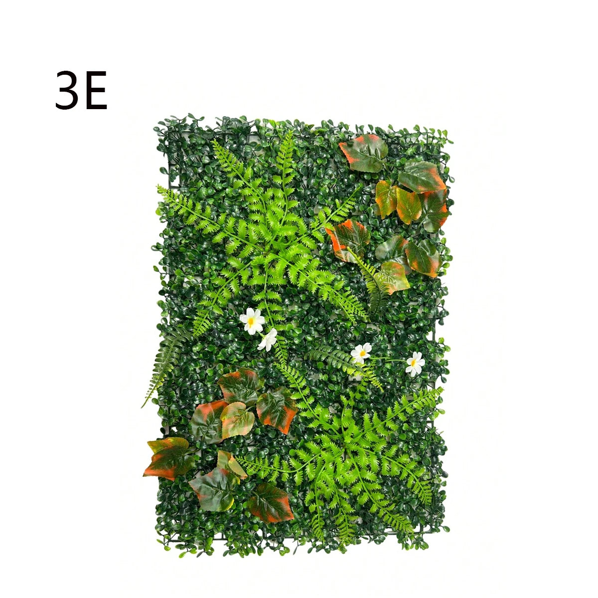 panneau végétal artificiel herbe feuilles fleurs moderne décoration extérieur opacité vert maison