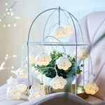guirlande lumineuse étoiles nuages enfants blanc translucide décoration saint valentin fête auto alimentée led