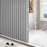 rideau douche pliable gris rayures moderne opalettés polyester tufté intimité salle bain