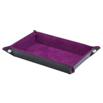 plateau jeu pliable rouge vert bleu moderne velours noir marron violet