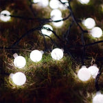 guirlande lumineuse solaire blanc festif extérieur jardin panneau solaire led opaque festiveextérieurDecoration