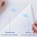 film statique blanc moderne protection uv isolation thermique froissé adhésif auto collant maison décoration