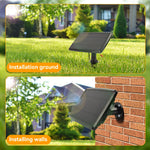 guirlande lumineuse solaire extérieure ip65 led ampoules vintage édison 15mètres télécommande résistante météo facile