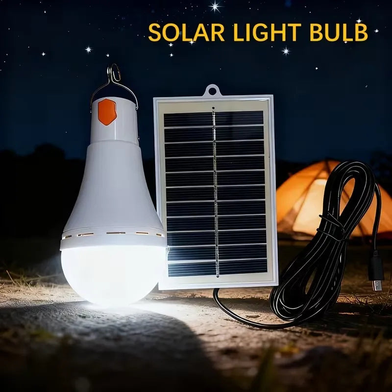 ampoule solaire rechargeable led extérieure blanc moderne ip65 protection abs