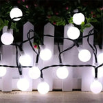 guirlande lumineuse solaire blanc festif extérieur jardin panneau solaire led opaque festiveextérieurDecoration