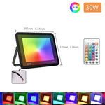 projecteur led rgb ip66 moderne adhésif noir blanc multicolore transparent