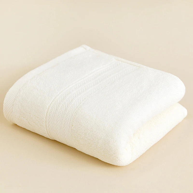 serviettes toilette coton rayées bleu blanc rose pâle absorbantes bain visage salle sport spa