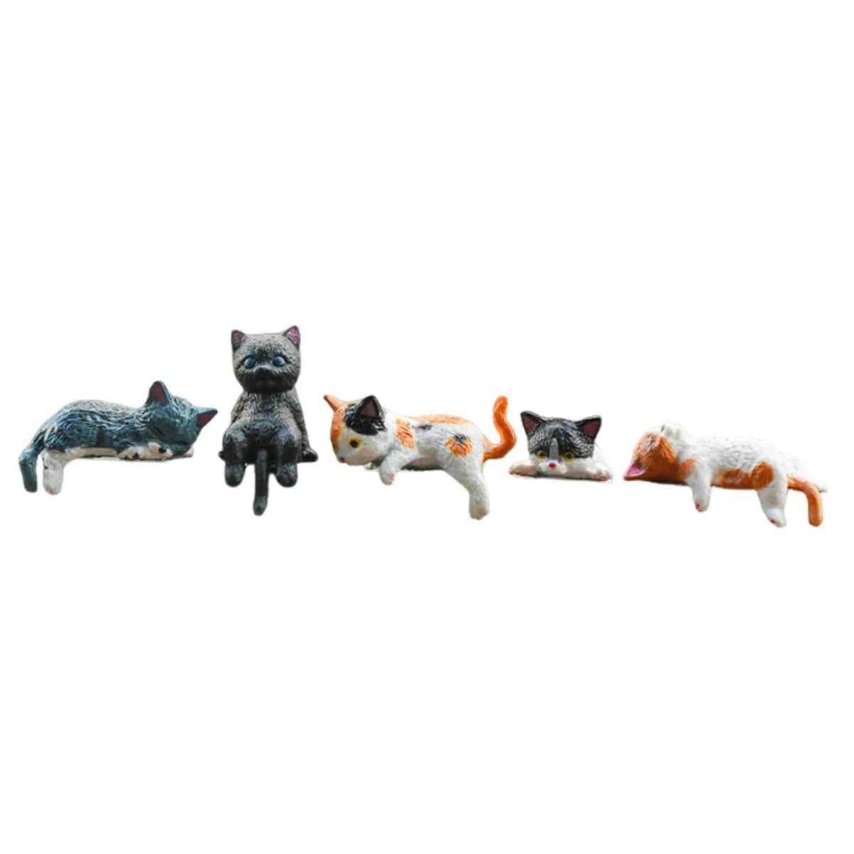 figurines chats décor animaux miniature ornement monitor décoration table cadeau