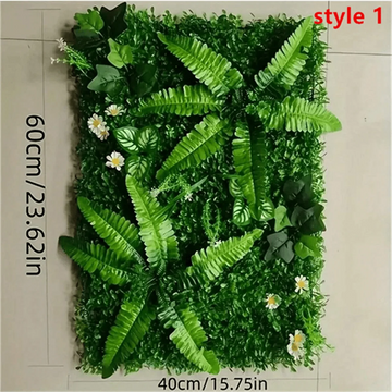 panneau végétal artificiel herbe feuilles fleurs moderne décoration extérieur opacité vert maison