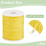 corde nylon noire tissée 100 yards corde blanche lisse utilitaire moderne 1.5mm