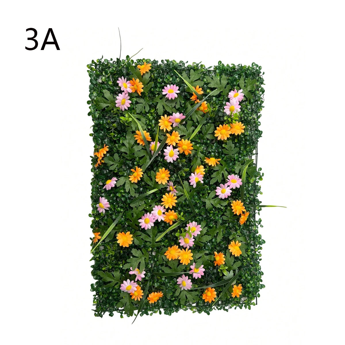 panneau végétal artificiel herbe feuilles fleurs moderne décoration extérieur opacité vert maison