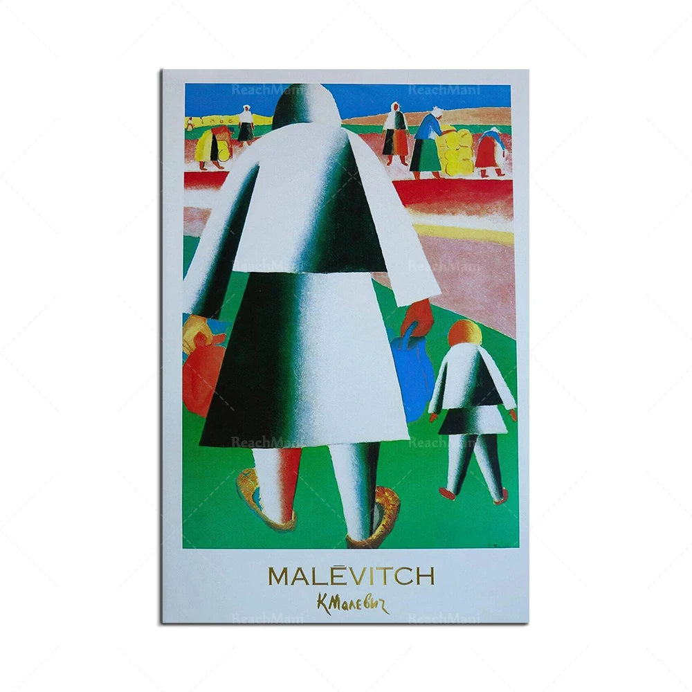 L'image illustre une composition abstraite de formes et de personnages colorés, créant une scène surréaliste et évocatrice.