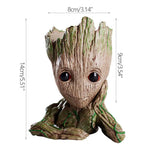 vase decoratif groot personnages marvel pot plante texturé oiseau miniature