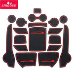 protections intérieur auto noir rouge adhésives texturées nid d'abeille sportives opalettes pieces decoratives