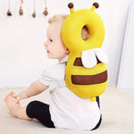coussin protection bébé jaune abeille ceinture sécurité ajustable doux moelleux 33cm 20cm