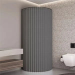 rideau douche moderne gris rose rayures opaques 80x200cm 120x200cm 180x200cm 220x200cm