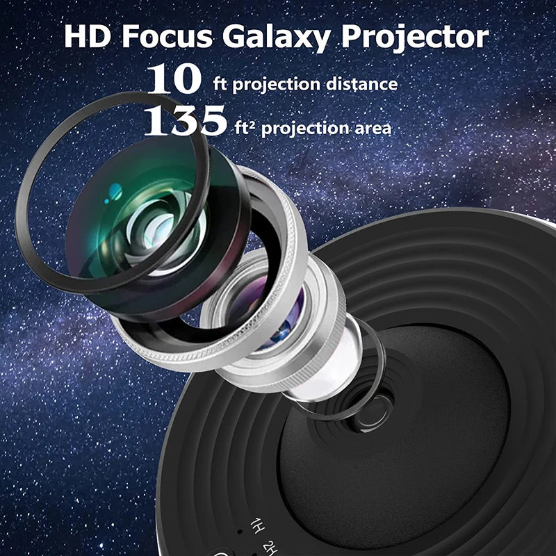 Projecteur galaxie blanc design moderne pour décoration intérieure