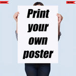 affiche murale personnalisée poster cyberpunk néon moderne rectangle vertical illustration graphique couleurs vives cadre
