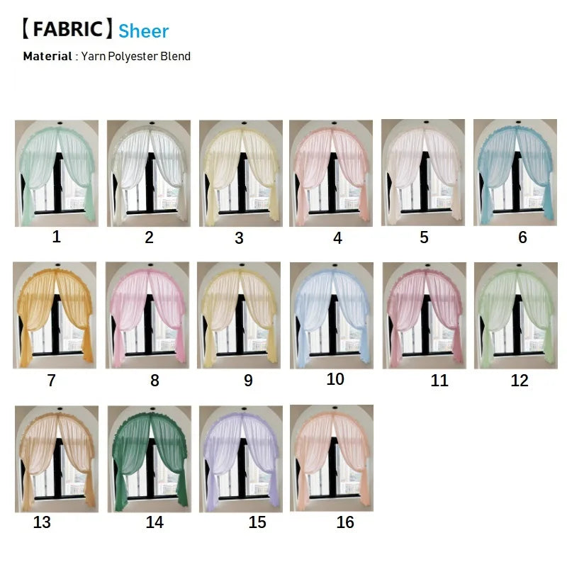 Détail du tissu polyester coton transparent du rideau trapèze