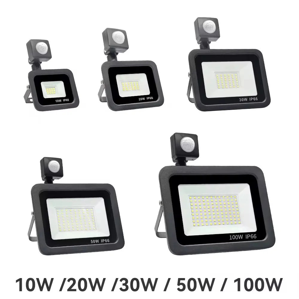 projecteur led exterieur 10w 20w 30w 50w 100w ip66 moderne sans detecteur mouvement