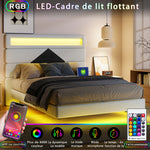 Tête de lit modulable 3 en 1 avec éclairage LED intégré