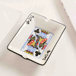 cendrier céramique blanc rouge carte cœur classique poker salon ornement cadeau homme erotique