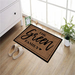 Tapis de porte personnalisé pour entrée élégante