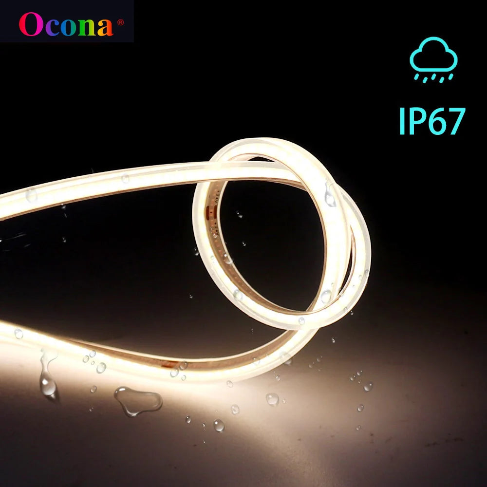 ruban led flexible blanc moderne adhésif 12v 3000k 50000h 2000lm/m 480led/m