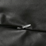 housse coussin noir texture grainée moderne adhésif lit décoration maison 50cm 30cm
