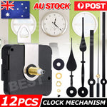 réparation horloge quartz mouvement aiguilles heures minutes secondes kit pièces mécanisme industrielle utilitaire fixations