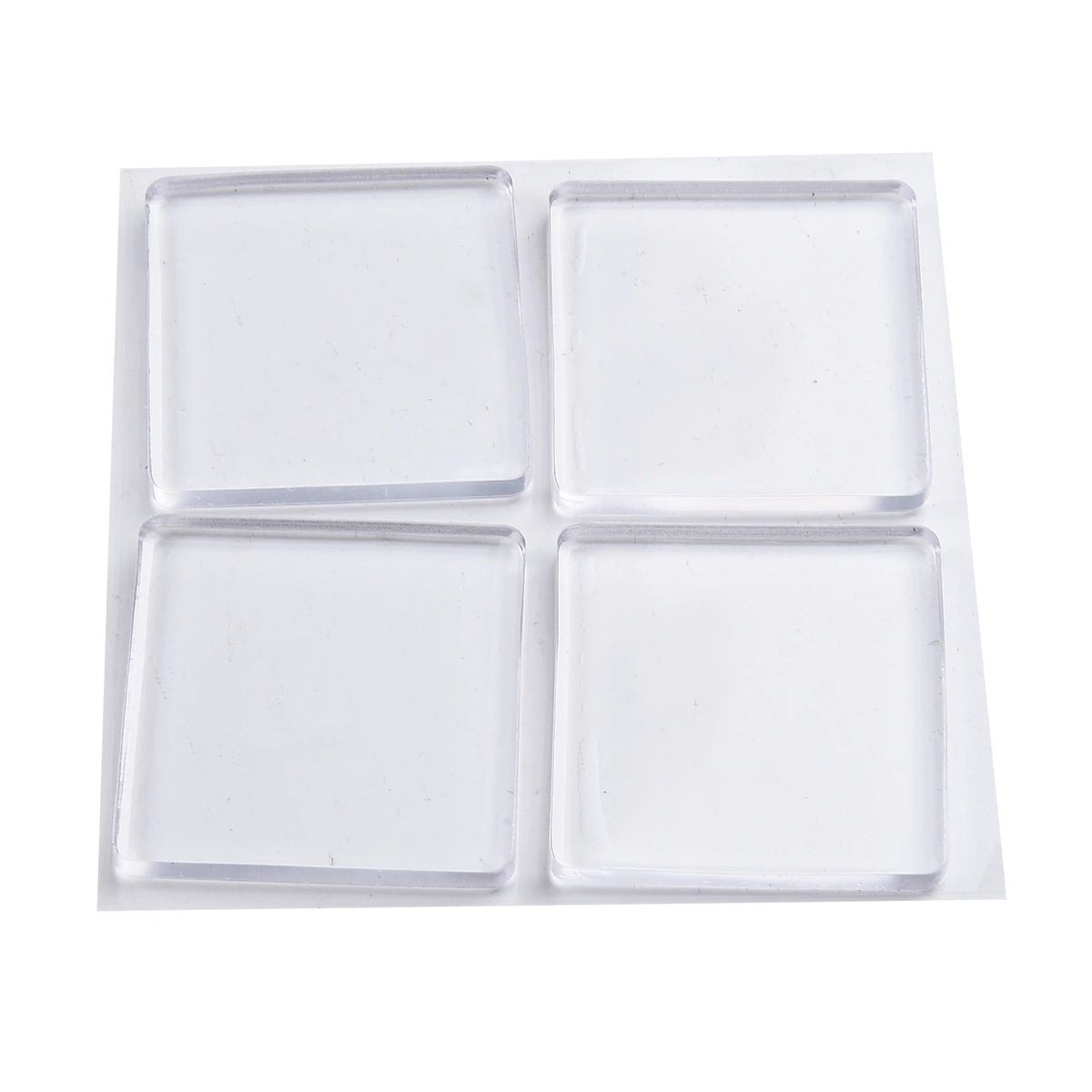 protecteurs porte adhésifs transparents légerement opaques pratiques minimalistes set silicone
