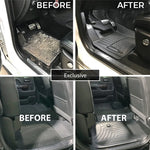 tapis sol voiture noir rayures diagonales moderne clips anti poussière waterproof