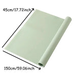 tapis cuisine adhésif résistant humidité points ronds vert clair moderne gris clair beige