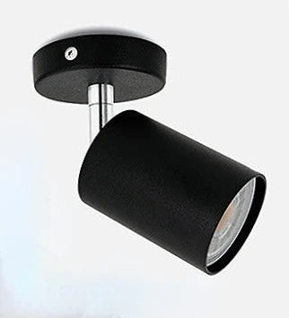 plafonnier spot led noir moderne trois têtes montage surface cuisine salon chambre intérieur