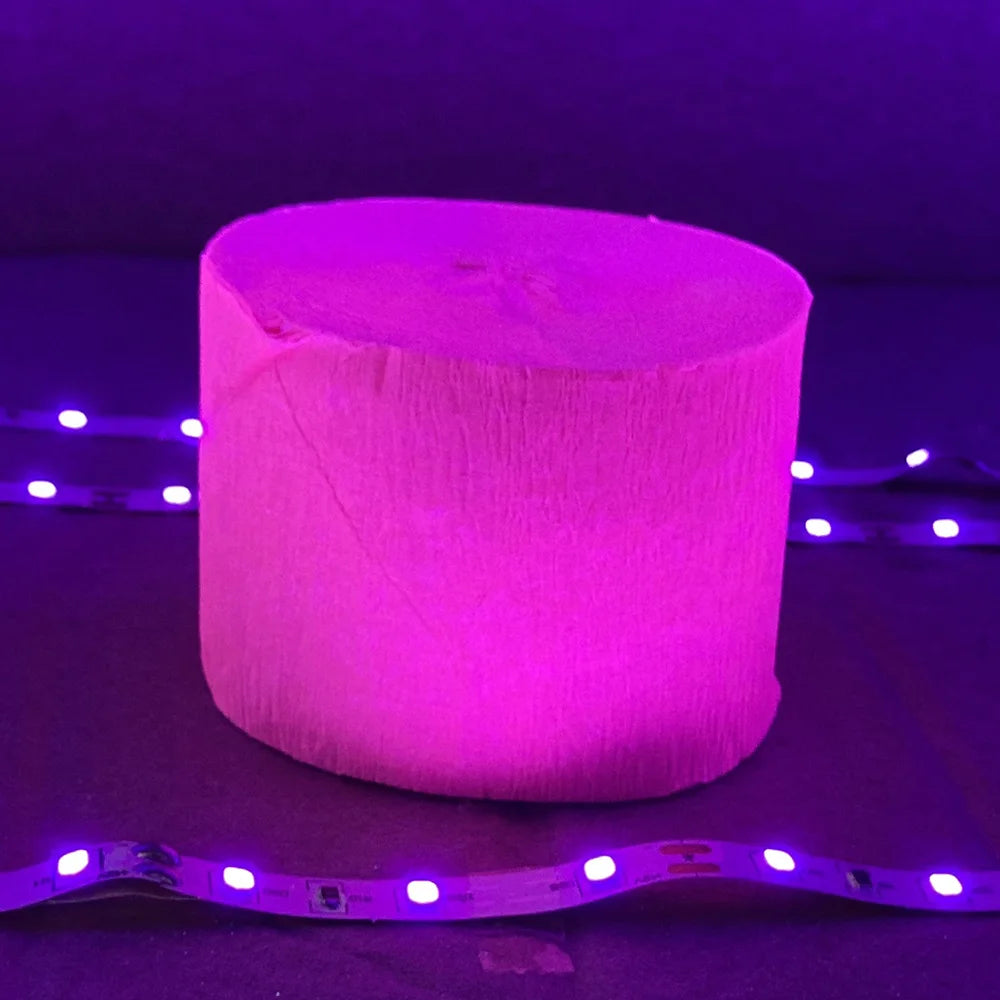 guirlande lumineuse moderne festive points étoiles triangles cercles multicolore anniversaire festive uv phosphorescente lumière