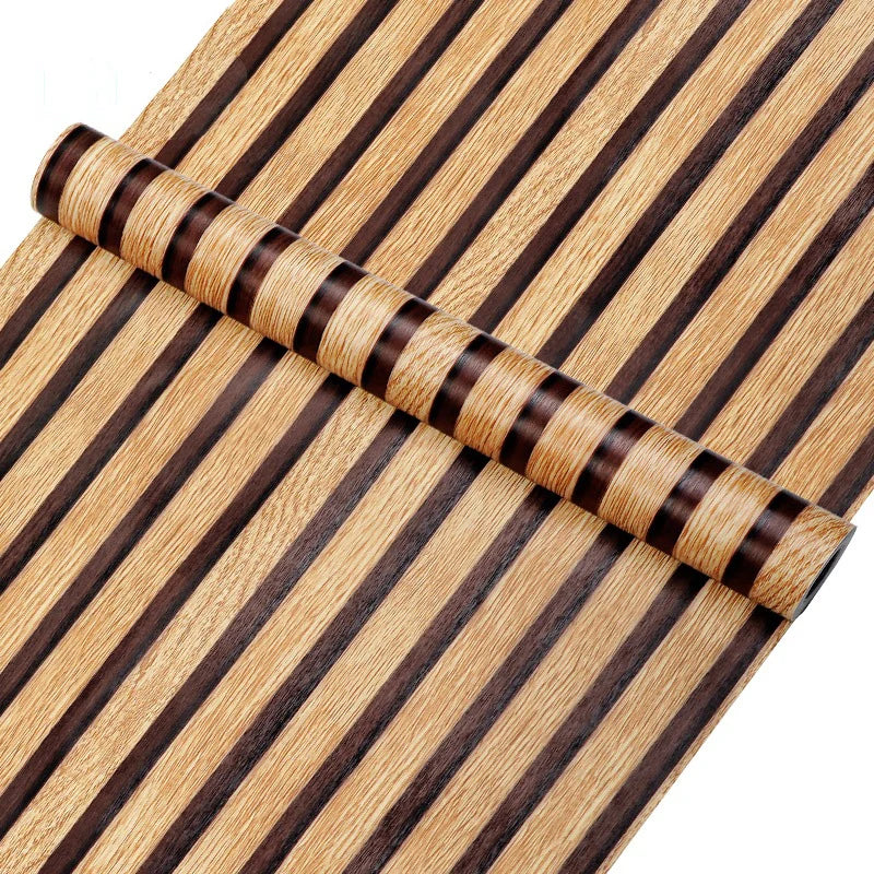 papier peint moderne autocollant imperméable rayures horizontales résistant l'eau moisissures chambre enfants senior cuisine