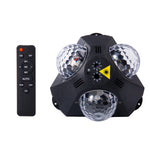projecteur laser moderne compact disco boule effet stroboscope lumière noire transparent festive decoration