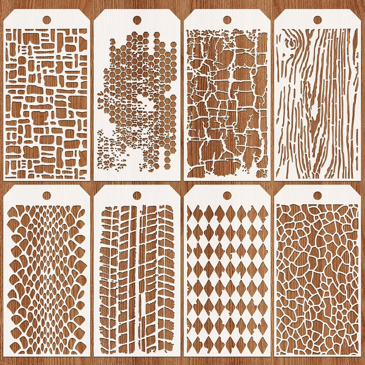 décoration murale étiquettes découpe blancs motifs géométriques modernes bricolage artisanat