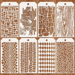 décoration murale étiquettes découpe blancs motifs géométriques modernes bricolage artisanat