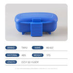 boîtes rangement pêche bleu vert noires compartiments hexagonales pratiques métal
