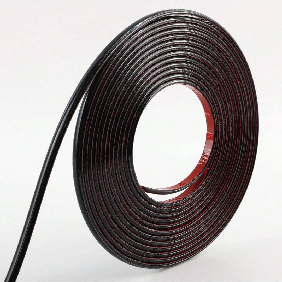 ruban adhésif décoratif or noir rouge rayures moderne 10m large 0.8cm
