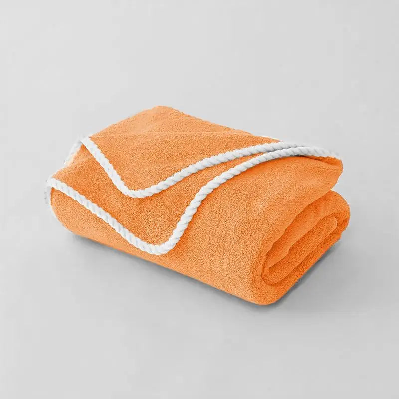 serviette bain polyester douce épaisse moderne vert rose violet orange absorbante machine laver