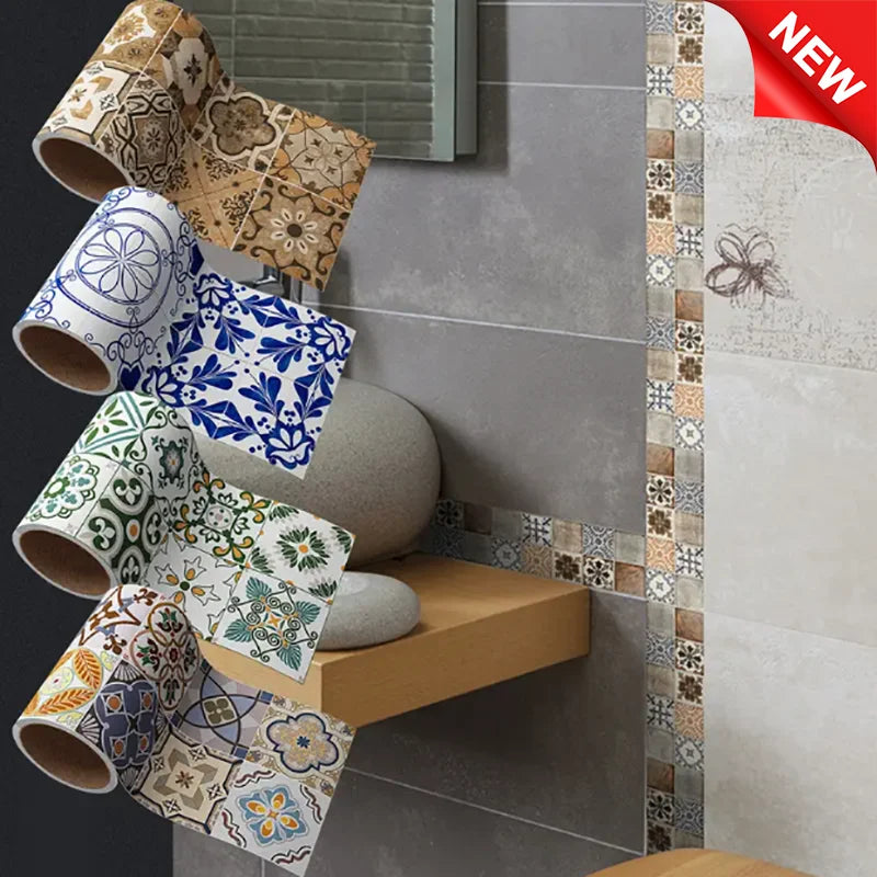 autocollant mural décoratif adhésif pvc motif géométrique moderne salon cuisine chambre maison