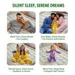 surmatelas blanc doux rayures bambou non slip 21 éponge quatre saisons polyester