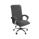 housse chaise velours bleu clair polyester clips métalliques moderne amovible pièces