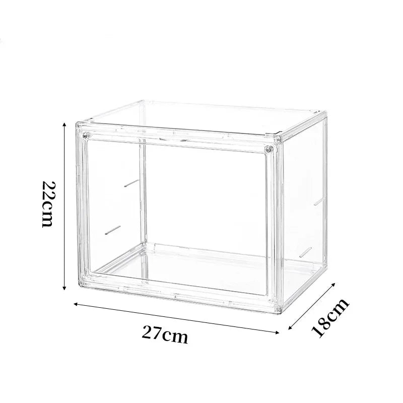 boîtes rangement transparentes modernes minimalistes livres vinyles sacs figurinesXL XXL