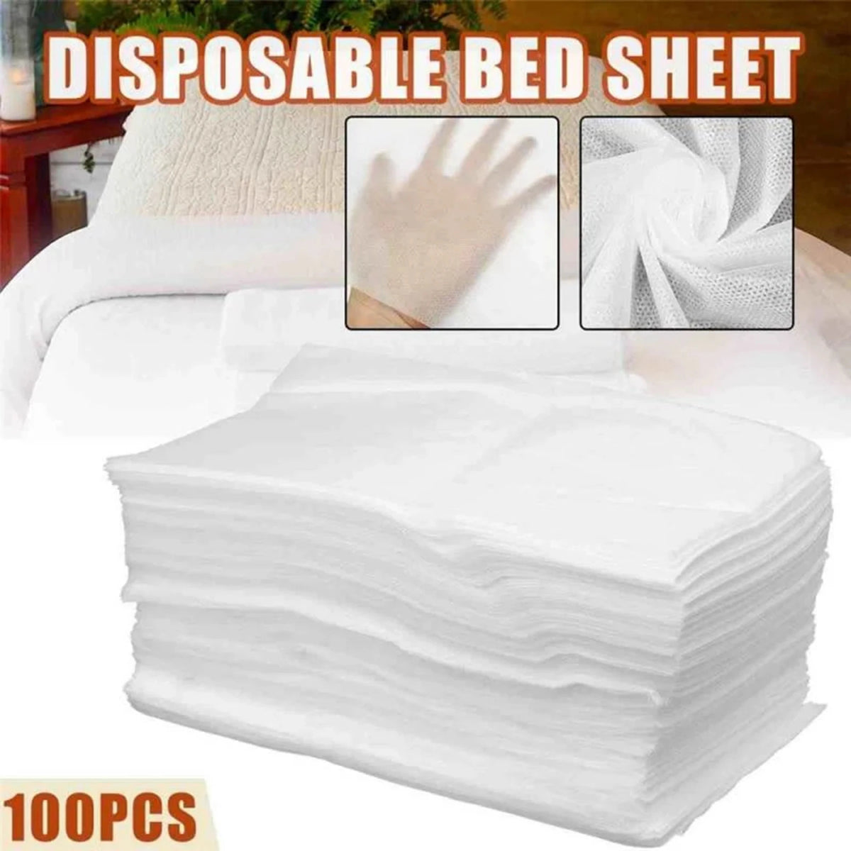 draps lit jetables blancs opaques simples spa esthétique masques beaux sans filtres 90x180cm