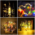 guirlande lumineuse solaire 20 led or noir moderne 2m adhésif transparent